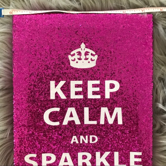 BUNDLE DEAL ✌️ KEEP CALM AND CARRY ON Sparkle Wall Decor - Picture 3 of 6